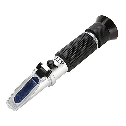 Reviews de Refractómetros del mes. 43 Refractómetro de Densidad Específica de 1000-1.130 Refractómetro de Cerveza Cuchara Jugo de Azúcar Espectrómetro de Gravedad Específica Especies Cerveza de Fruta Prueba de...