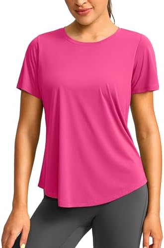 Workout Tops for Women UPF 50+ Sun Protection Dry Fit Athletic Gy...