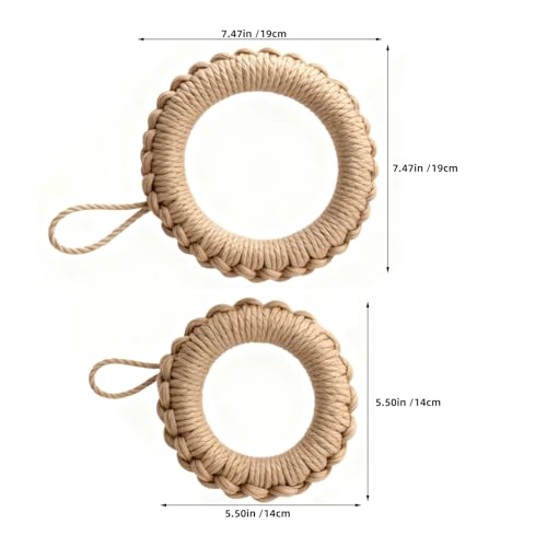 Dessous de plat en jute pour table à manger - Set de table campagne rustique et convivial - 3