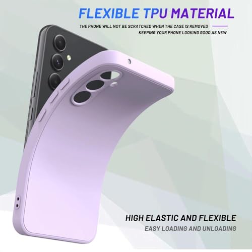 Image of for Samsung Galaxy A57 Case Purple, Scratch Resistant with Soft Touch, Slim Thin Phone Cover for Galaxy A57