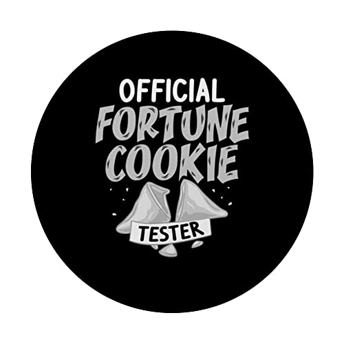 Fortune Cookie Chinese Funny Quotes Sayings Recipe PopSockets Swappable PopGrip, Black - Image 3