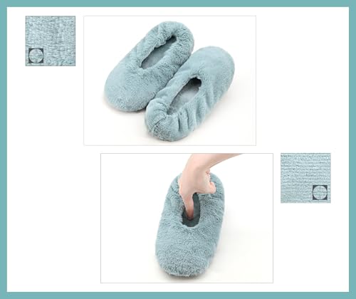 DICUIRD Women's Ballerina Slippers Lightweight House Slippers with Stretchable Heel Design3