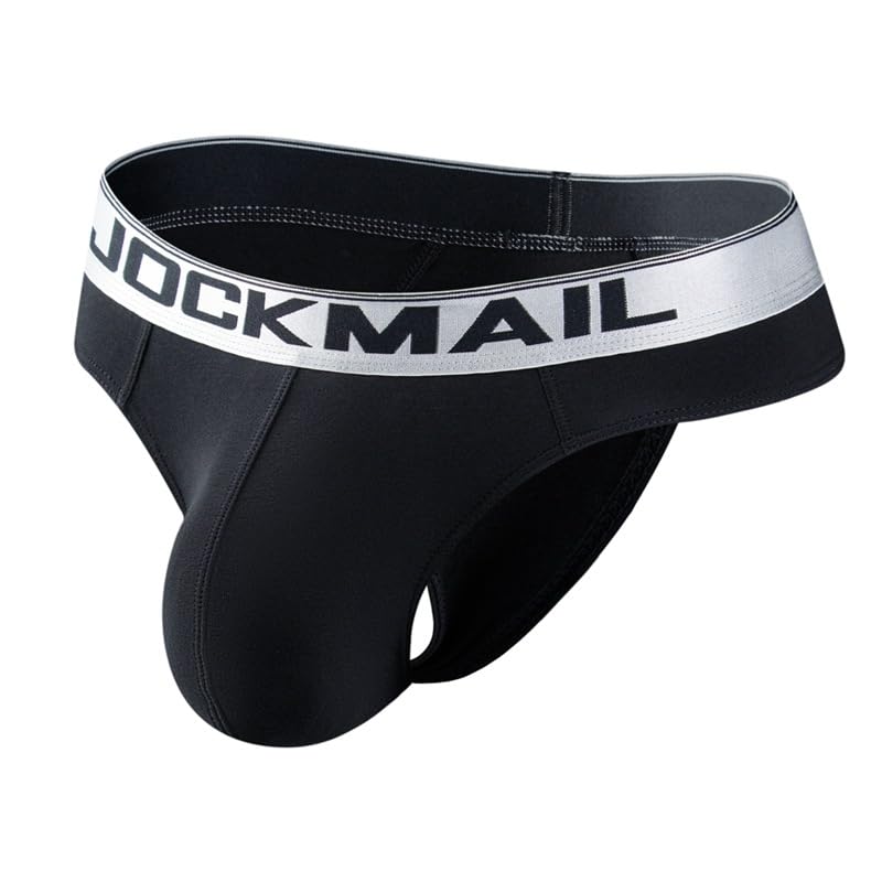 JOCKMAIL 2PCS/Pack Mens Underwear Briefs Mens Cotton Briefs Mens Thongs and G String Mens Bikini Underwear3