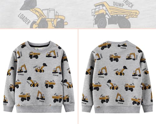 Boys Sweatshirts Long Sleeve Sweatshirts T-shirts Crew Neck Cotton Casual Sweatshirts Cartoon Tops for Boys-2253