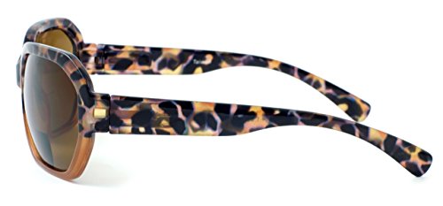 Image of Calabria 644SB Women's Oversized Hexagonal BiFocal Non-Polarized Reading Sunglasses Bi-Focal Sunglass Readers UV Protection