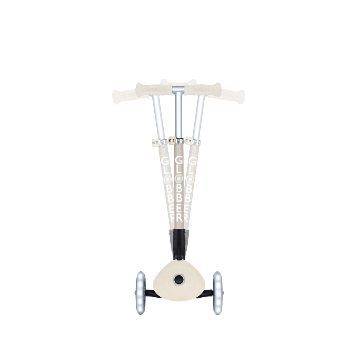 GLOBBER Junior Foldable Lights ECO hulajnoga 120/80 mm, ABEC 9, 3-kołowa, kółka LED