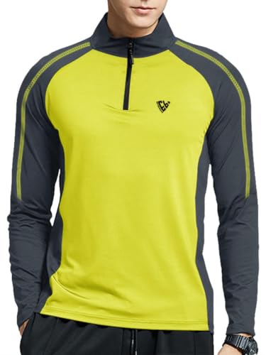 Image of EYEBOGLER Men's Solid Polo Neck Full Sleeve T-Shirt, Casual Gym Wear Regular Fit T-Shirt for Men