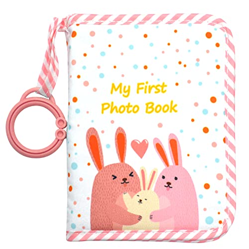 Image of Baby's My First Family Album,Soft Cloth Photo Book,Baby Cloth Album with Photo Pockets