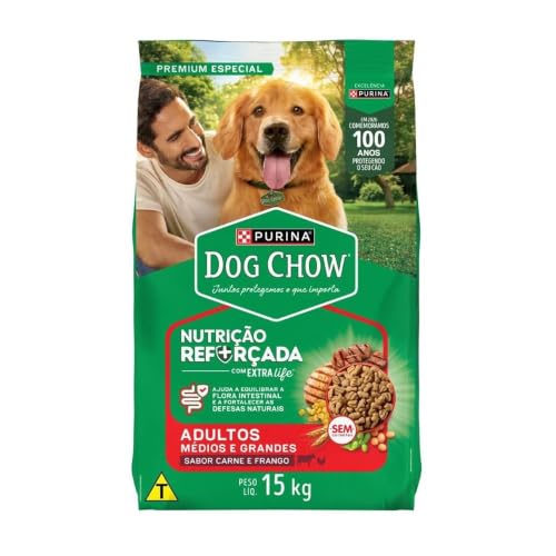 Purina Nestlé Dog Chow Ração Seca Para Cães Adultos Frango E Arroz 15Kg Dog Chow Para Akita Adulto
