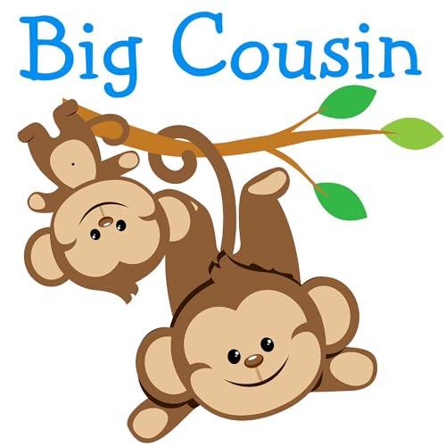 Cafepress 16582955036893C Boys Monkeys Big Cousin 2.25 Button 2.25 Inch Button thumb #1