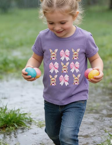 Image of Toddler Girls Clothes T-Shirt Short Sleeve Graphic Tee Cartoon Dinosaur 2-6T Girl Shirt Summer