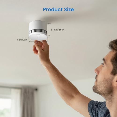 Evita sustos con un detector de humo Zigbee de larga duración 6