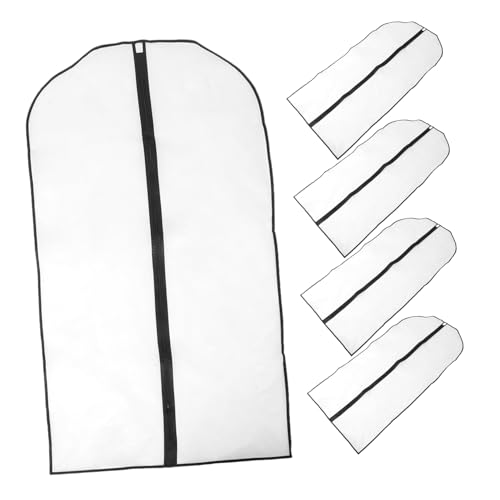 5pcs Suit Bags for Clothing Storage Garment Covers for Suits and Coats for Closet Organization and Travel