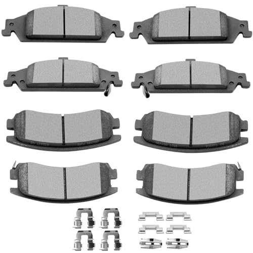 Image of SCITOO D727 D698 Front Rear Ceramic Brake Pads Sets Fit For Oldsmobile Alero 1999-2004,For Pontiac Grand Am 1999-2005