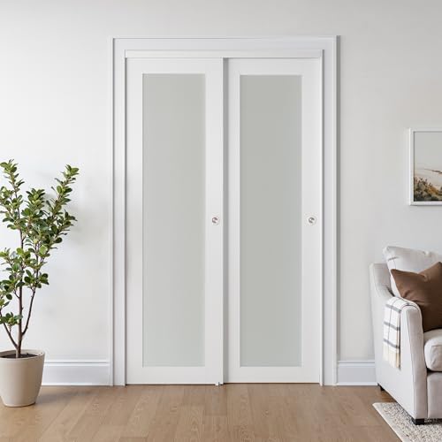 Image of Sliding Closet Door for 48 inch x 80 inch Opening, White