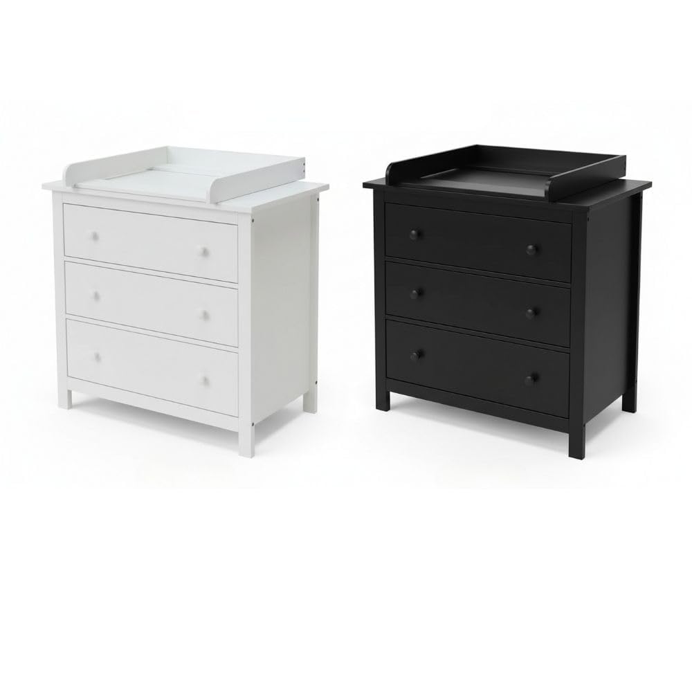 Fasciatoio in legno laminato bianco per cassettiera IKEA Malm 79x9,6x76,3cm