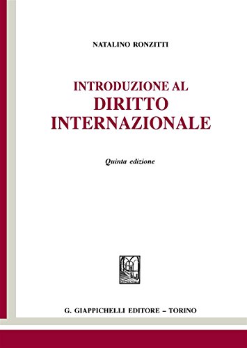 Introduzione al diritto internazionale Introduzione al diritto internazionale