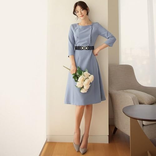 Sweater Decorative Elegant Clothing Supplies Wide Waist Belt Elastic Buckle Dress Strap Waistband(Style 5)4