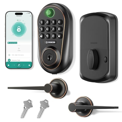 Image of Electronic Keyless Door Lock with Keypad, Gold