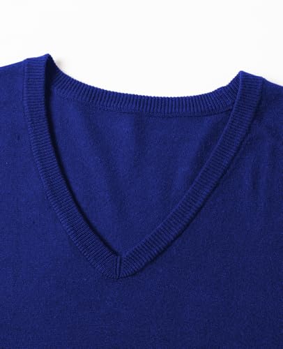 Image of QUALFORT Women's Sweaters Long Sleeve Soft Lightweight Basic Knitted Pullover Sweater