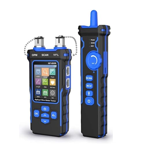 ケーブルトラッカー LCDディスプレイ ネットワークツール 長さ測定 ワイヤーマップテスター PoE光パワーメーター ライン検出器
