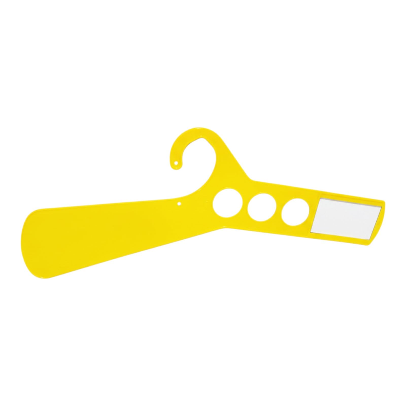 20x Yellow Warehouse Rail Dividers Plastic Hangers with Divider Cards, Durable ABS Stock Organiser 46cm for Warehouses, Stockrooms, Retail Backrooms and Inventory Management