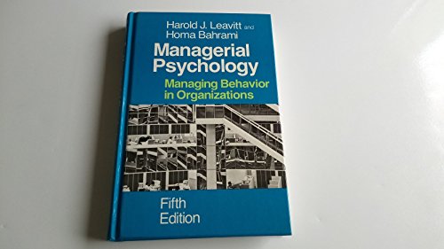 Managerial Psychology 5e view 2