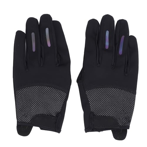Cycling Gloves Full Finger Touchscreen Windproof Breathable Anti Slip Riding Gloves for Men Women Outdoor Sports Silicone Windproof Composite Fabric Size M L XL XXL 1 Pair (XXL)