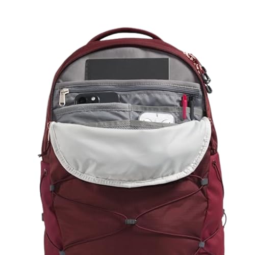 THE NORTH FACE Women's Borealis Luxe Commuter Laptop Backpack, Sumac/Burnt Coral Metallic, One Size3