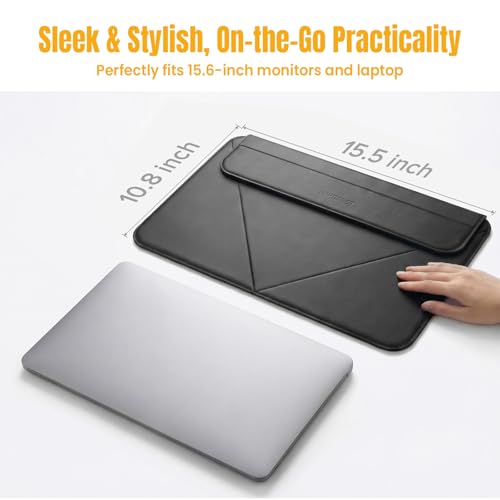 Image of UPERFECT Protective Laptop Case 15.6'' Laptop Sleeve Compatible with MacBook Air M5 A3448 M4 A3241 M3 A3114 M2 A2941 2026-2023, 15.6'' Tablet and Laptop, Polyester Protective Sleeve Bag