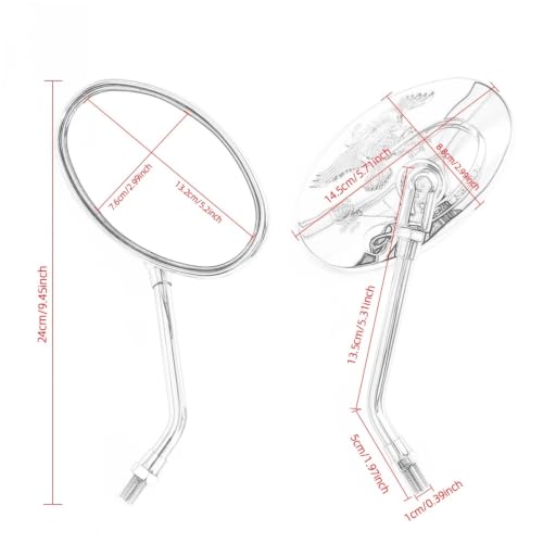 Espejo Manillar ajustable para V Strom y SV650 5