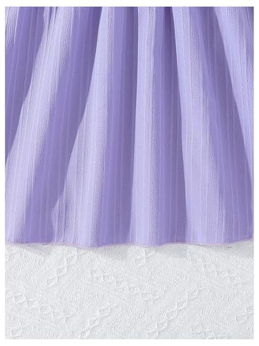 SHENHE Girl's Lace Patchwork Sundress Spaghetti Strap Flowy Summer Beach Vacation Cami Dress3