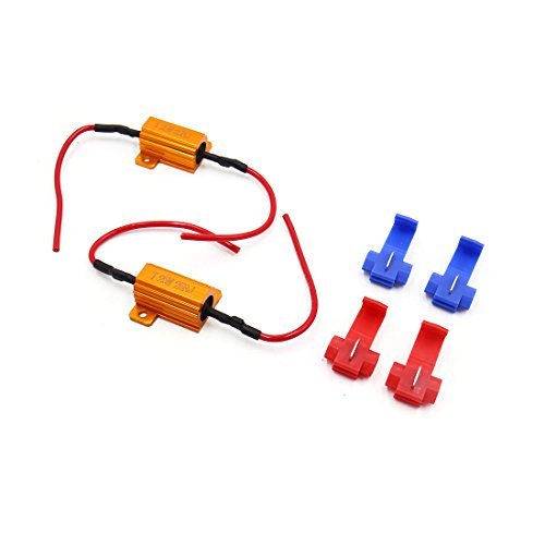 Decodificador LED para auto 2 piezas 25W uxcell miniatura 1