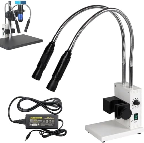 Éclairage pour microscope à fibre optique avec luminosité réglable 6000K - 2