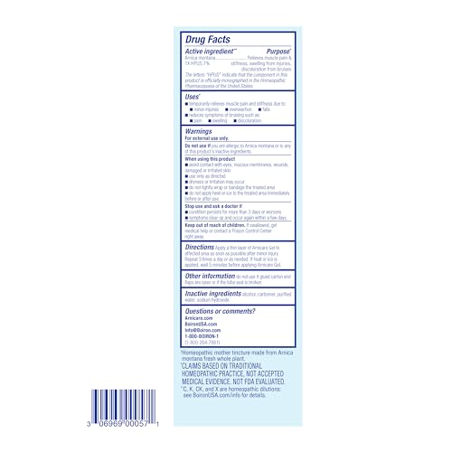 image for Boiron Arnicare Gel Natural Soothing Relief for Joint Pain, Muscle Pai