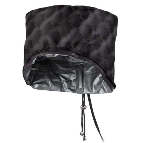 Hot & Hotter 3 In 1 Professional Washable Conditioning Heat Cap, Black, 17.50 Ounce