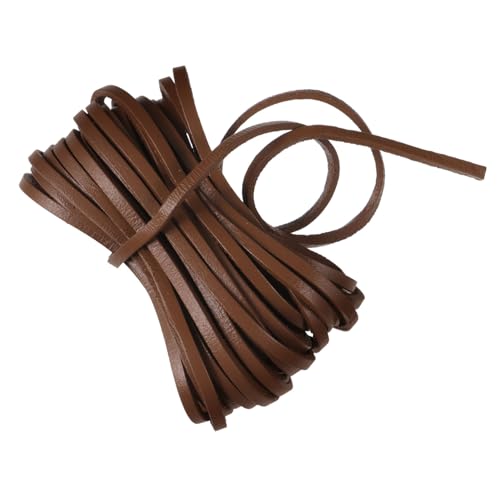 LIFKOME Cowhide Rope Jewelry DIY Craft Leather Strip Braided Rope for Necklace Bracelet Choker Wristband