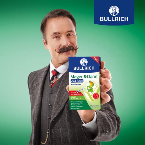 Bullrich Magen & Darm 2in1 Akut | Gegen Sodbrennen und Blähungen | Ideal für unterwegs | vegan | 12 Pulversticks - Image 6