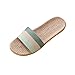 Indoor Fashion Slip pour femme Chaussons Slides Casual Home On Beach Chaussons pour femme Noir, vert, 38 EU
