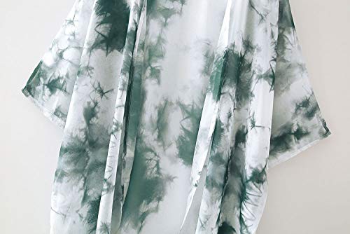 Image of CASURESS Women's Cardigan-Sheer Kimono Loose Summer Floral Print Cover Ups