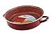Magefesa - Terracotta Toscana, Casseruola bassa in acciaio smaltato, rivestimento antiaderente, Ø 24 cm, Bordeaux