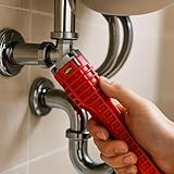 Chave Hidráulica Multifuncional 8 Em 1 Para Torneira, Pia, Registro, Chuveiro, Com Nível, Encaixes Variados, Marca VARENZIA