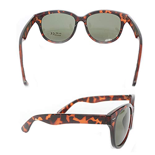 Utopiat Audrey Style Sunglasses for Women - Tortoiseshell,Retro Cat-Eye frame, UV-400 Protection and Polarized Lense3