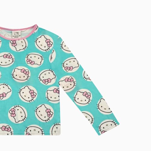 Hello Kitty Girls Pajama Pants and Sleep Shirt Sets for Kids - 2 Piece PJ Sleepwear Set for Toddler Girls - Official License3