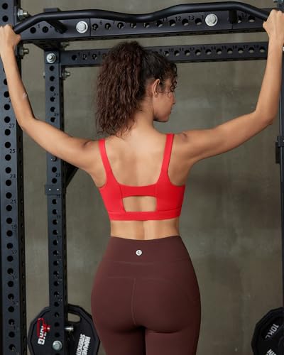 Image of RUNNING GIRL Sports Bra for Women High Support, Molded Cup Supportive High Impact Sports Bras with Sewn in Pads