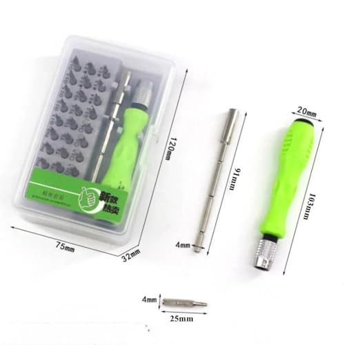 Image of 6011-A 32-in-1 Precision Screwdriver Set | Multi-Purpose Magnetic Tool Kit for Mobile, Laptop, Watch, Eyeglass, Electronics Repair (Pack of 1)
