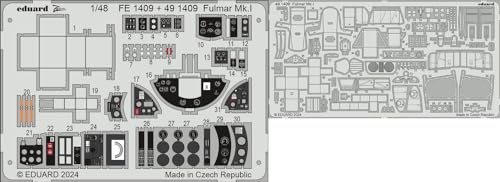 Photodécoupe Eduard 491409 avion Fulmar Mk.I Trumpeter 1/48 détails