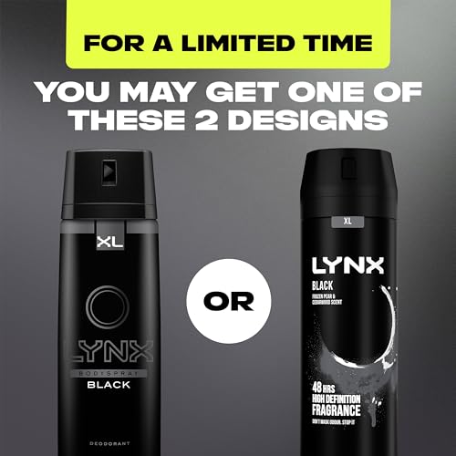 Lynx Black Deodorant Bodyspray 48 hours of odour-busting zinc tech deodorant to finish your style 6x 200 ml - Image 5
