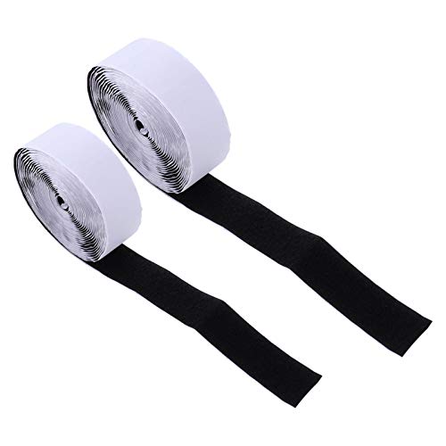 ULTECHNOVO 2 Conjuntos de Fita Adesiva de Velcro E Fita Enrolada Auto-Adesiva Tiras de FixaÃ§Ã£o Rem