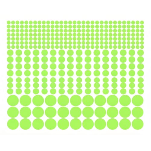 Adhesivos de Pared Fosforescentes 407 Piezas Verde miniatura 1